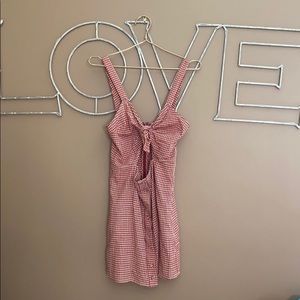 Tularose tie front dress